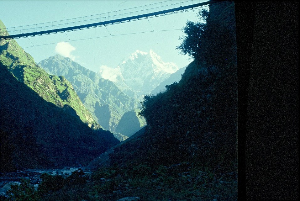 Tato Pani hdja a Kali Gandaki felett